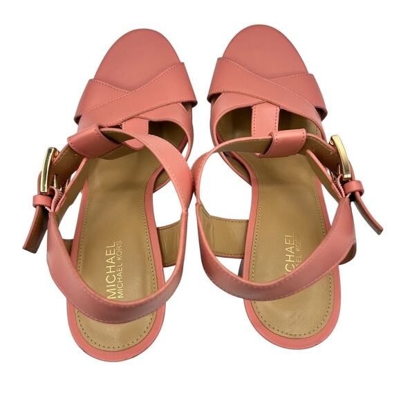 Michael Michael Kors Women's Pretty Pink Ankle‎ Strap Sandals Size 8M - Picture 7 of 13